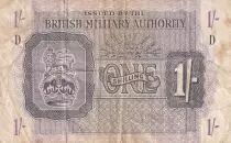 Gro&szlig;britannien 1 Shilling - Lion - Crown - ND (1943) - Serial D - P.M2