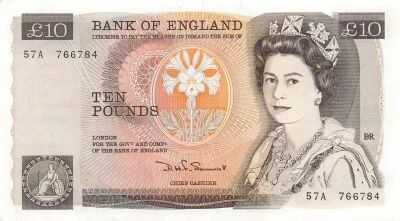 Gro�britannien 10 Pounds, Elizabeth II - Florence Nightingale - ND (1980-1984)