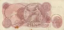 Gro&szlig;britannien 10 Shillings - Elizabeth II - 1966 - Series B1 2N