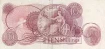 Gro&szlig;britannien 10 Shillings - Elizabeth II - Britannia - ND (1960-1965) - XF - P.373a