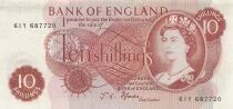 Gro&szlig;britannien 10 Shillings - ND (1966-70) - P.373c