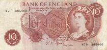 Gro&szlig;britannien 10 Shillings - ND (1966-70) - Replacement - P.373c
