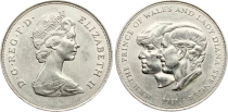 Gro&szlig;britannien 25 Pence - Weeding of Prince Charles and Lady Diana - Elizabeth II - 1981