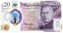 Gro&szlig;britannien 5 Pounds - Charles III - Sir Winston Churchill - Westminster palace - Polymer - 2023 (2024)