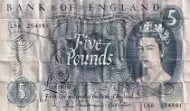 Gro�britannien 5 Pounds - Elizabeth II - ND (1962-1966)  - F - P.375a