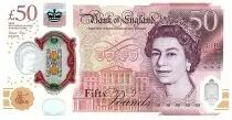 Gro&szlig;britannien 50 Pounds Elisabeth II - Allan Turing - 2020 (2021) - UNC