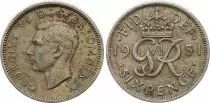 Gro&szlig;britannien 6 Pence ann&eacute;es vari&eacute;es - Armoiries, George VI - Cimier d\'Ecosse - Monogramme