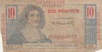Guadalupa 10 Francs - Colbert - Series H.10 - ND (1947-1949)