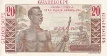 Guadalupa 20 Francs - Emile Gentil - 1946 - Serial U.6 - AU to UNC - P.33