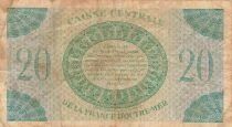 Guadalupa 20 Francs - Marianne - ND (1944) - P.28