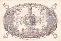 Guadalupa 5 Francs Red Type 1901 - ND(1944) - H.276-356