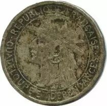 Guadalupa 50 Centimes Indian&acute;s head, sugar cane