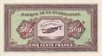 Guadalupa 500 Francs - Santa Maria - 1945 - Specimen A.1 - UNC - P.25s