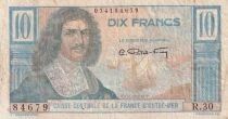 Guadalupe 10 Francs - Colbert - Series R.30 - 1947