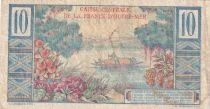 Guadalupe 10 Francs - Colbert - Series R.30 - 1947