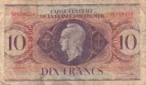 Guadalupe 10 Francs - Marianne - ND (1944) - P.27