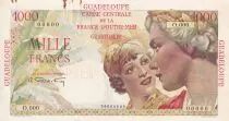 Guadalupe 1000 Francs - French union - Specimen - 1946 - XF to AU - P.37s
