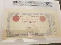 Guadalupe 1000 Francs - Type 1852 - S�rie O.0 - PCGS 64