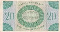 Guadalupe 20 Francs - Marianne - ND (1944) - P.28