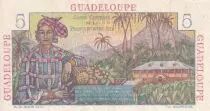 Guadalupe 5 Francs - Bougainville - 1946 - Serial R.23 - AU - P.31