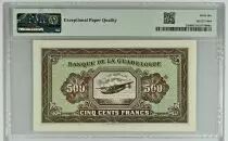 Guadalupe 500 Francs - Santa Maria - 1945 - Specimen A.1 - PMG 66 EPQ - P.25s