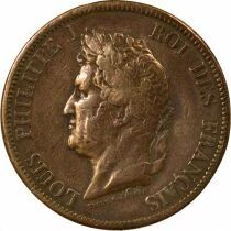 Guadeloupe, Louis-Philip - 10 Centimes - 1839 A Paris