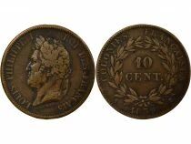 Guadeloupe, Louis-Philip - 10 Centimes - 1839 A Paris