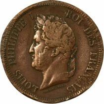 Guadeloupe, Louis-Philip - 10 Centimes - 1841 A Paris