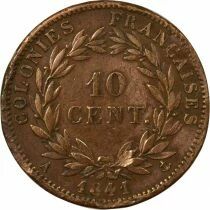 Guadeloupe, Louis-Philip - 10 Centimes - 1841 A Paris