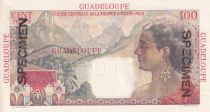 Guadeloupe 100 Francs - La Bourdonnais - Spécimen - 1946 - P.NEUF - Kol.133.1