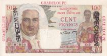 Guadeloupe 100 Francs - La Bourdonnais - Specimen - 1946 - P.UNC - P.35s
