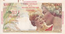 Guadeloupe 1000 Francs - French union - Specimen - 1946 - XF to AU - P.37s