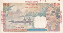 Guadeloupe 1000 Francs - French union - Specimen - 1946 - XF to AU - P.37s