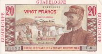 Guadeloupe 20 Francs - Emile Gentil - 1946 - Serial U.6 - AU to UNC - P.33