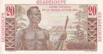 Guadeloupe 20 Francs - Emile Gentil - 1946 - Série U.6 - SPL+ - Kol.131