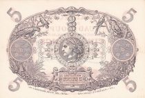 Guadeloupe 5 Francs Cabasson, type 1901 - ND(1944) - H.276-356