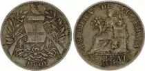 Guatemala 1/2 Real - 1900 - F to VF - KM.176
