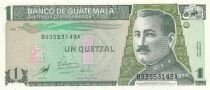 Guatemala 1 Quetzal - Général Orellana - Banco de Guatemala - 1998 - Série B
