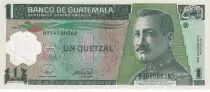 Guatemala 1 Quetzal - Général Orellana - Polymer - Série B - 2008 - P.115a