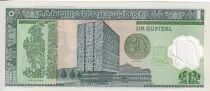 Guatemala 1 Quetzal - Général Orellana - Polymer - Série B - 2008 - P.115a