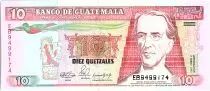 Guatemala 10 Quetzales,  Gal M. G. Granados - Assemblé Nationale - 1990