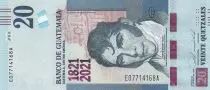 Guatemala 20 Quetzales - M. Galvez - Independence act - 2020 - UNC