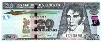 Guatemala 20 Quetzales  M. Galvez - Acte Indépendance - 2020 (2023) - P.NEW