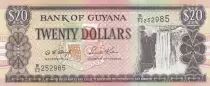 Guayana 20 Dollars Kaieteur Falls - Shipbuilding - Serial B.52 - 1996