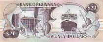Guayana 20 Dollars Kaieteur Falls - Shipbuilding