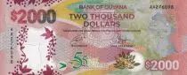 Guayana 2000 Dollars - 55th one Guyana independence anniversary - Childrens - 2022 - UNC - P.NEW