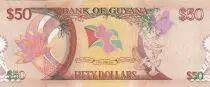 Guayana 50 Dollars  - 50 Years of Independance - 2016 - Serial AB