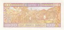 Guinea 100 Francs Young woman - Banana harvesting - 2012 - Serial EA
