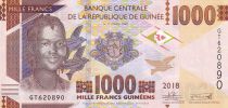 Guinea 1000 Francs - African woman - 2018 - P.NEW