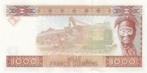 Guinea 1000 Francs Woman - Bauxite - Serial KB - 1998